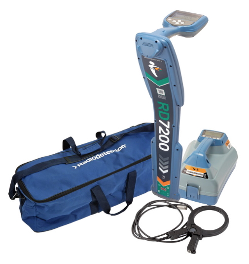 Post tension cable scanning setup on slab
